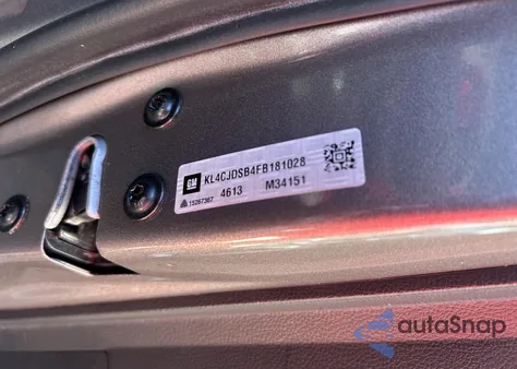 2015 Buick Encore Premium z USA, uszkodzony, nr VIN KL4CJDSB4FB181028